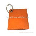 Orange leather belt key holder decoration